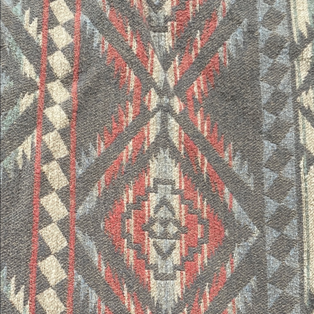 Faherty Multicolor Geometric Hooded Pullover - image 5